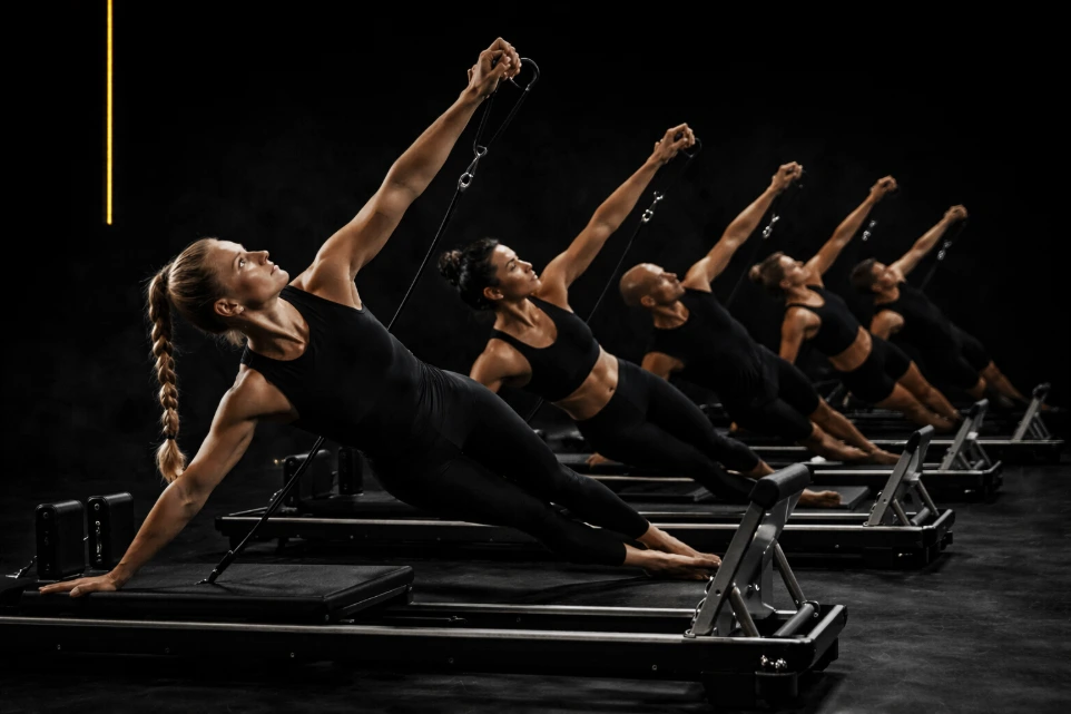 yoga, pilates, reformer