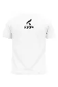 ROCKA T-shirt col V Hommes blanc-noir - back.webp
