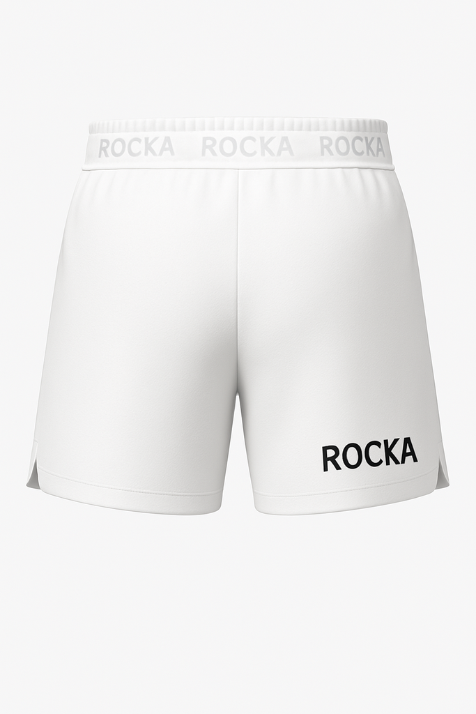 ROCKA Short VICTORY Hommes elastique - blanc-noir - noir - back.png