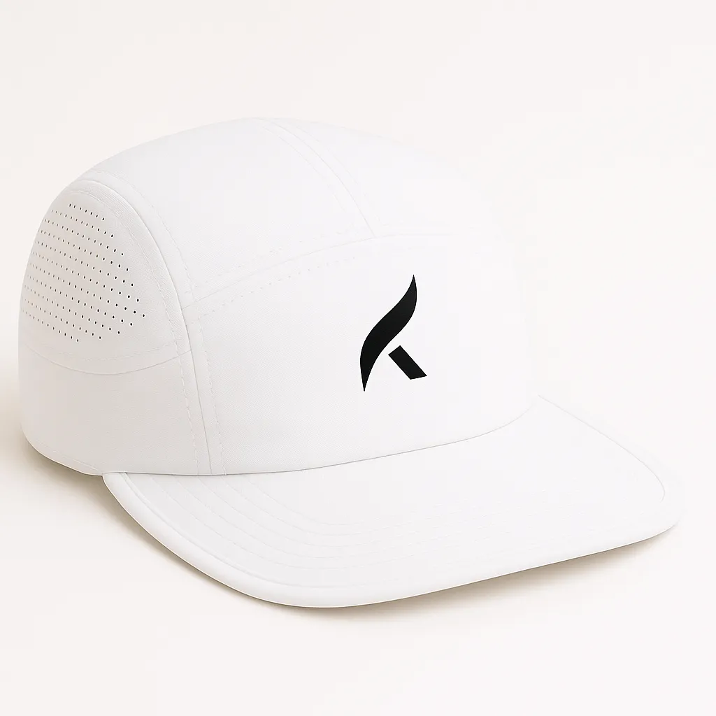 ROCKA Casquette blanc-noir - front.webp