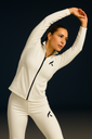 ROCKA Veste training HERITAGE Femmes blanc-noir -tirette noir - Alma 7.png