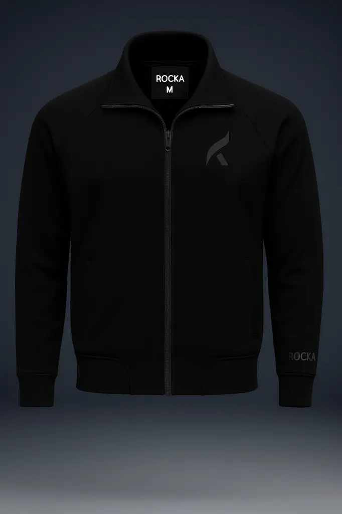 ROCKA Veste training HERITAGE  Femmes noir-gris - tirette grise 1.webp