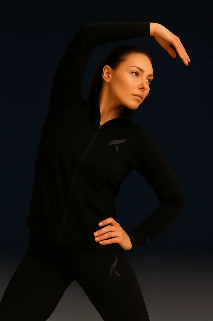 ROCKA Veste training HERITAGE  Femmes noir-gris - Alma 1.webp