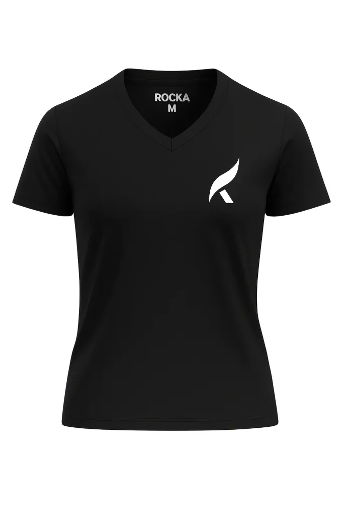 Rocka T-shirt col V Victory (S)