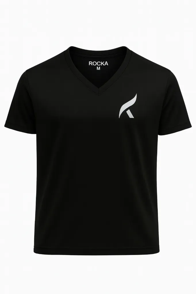 Rocka T-shirt col V Victory  (S)